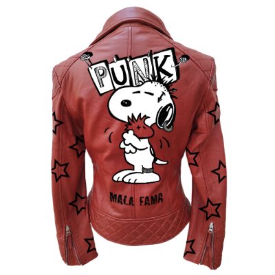 Chaqueta Piel <br>"PUNK SNOOPY"