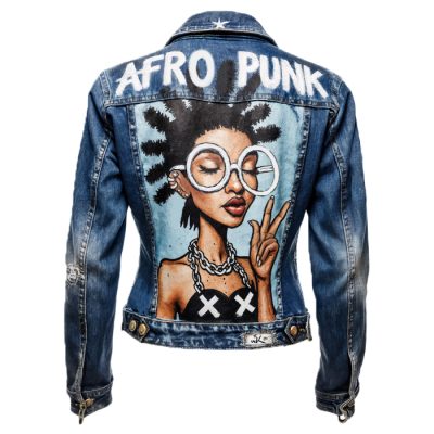 Chaqueta Vaquera<br> "AFRO PUNK"
