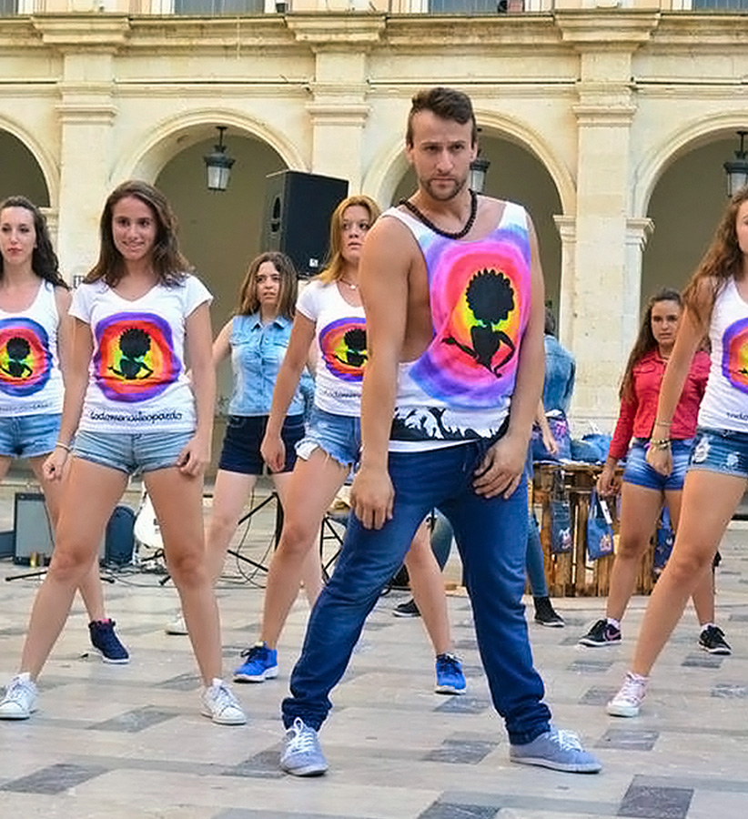 Camisetas personalizadas para Ballet Rafa Felipe.