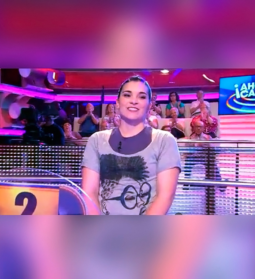 Camiseta personalizada para programa de televisión.